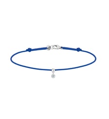 Bracelet Cordon BB - Diamant solitaire 0,07ct - Or blanc 750‰ La Brune & La Blonde