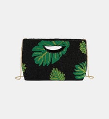 Sac pochette brodé de perles LETI Wild