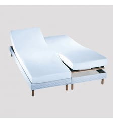 Protège-matelas double (TPR) molleton en coton 220gr/m², SÉRÉNITÉ Essix