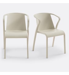 Lot de 2 fauteuils en polypropylène La Redoute Interieurs
