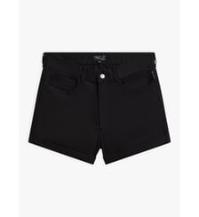short Jackson en gabardine de coton noir Agnès b.