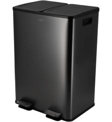 Poubelle de cuisine tri sélectif 60L anthracite Miogo
