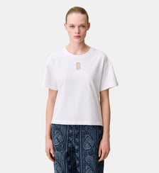T-shirt coton large court Claudie Pierlot