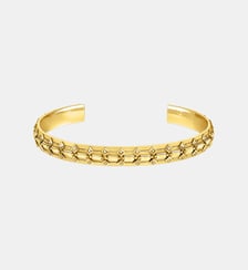 Large Bracelet rigide doré écailles de crocodile Thomas Sabo