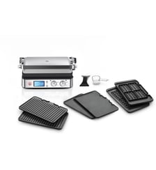 Grille-viande CG9047 inox 3 jeux de plaques amovibles, 37x23 cm Braun