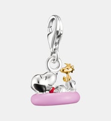 Peanuts™ Charm Snoopy et Woodstock avec bouée Original Thomas Sabo