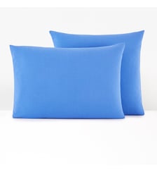 Taie d'oreiller coton et coton lavé La Redoute Interieurs