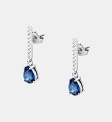 Boucles D'Oreilles en acier, cristaux, TESORI Morellato