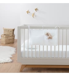 Tour de lit range doudou en gaze de coton La Redoute Interieurs