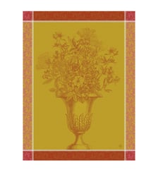 Torchon Floraison Uni 100% coton Le Jacquard Francais