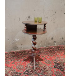 Guéridon aux deux tablettes Alfred N°220- Produit chiné Debongout