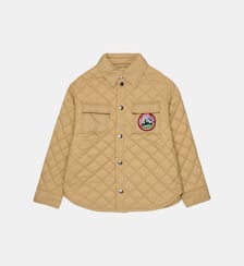 Veste matelassée avec logo Diesel Kids