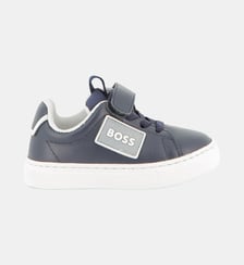 Baskets en cuir de vachette BOSS Kidswear