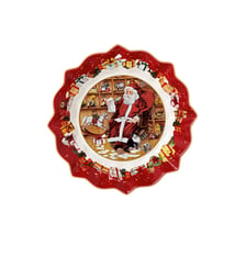 Coupe grde, Père Noël lit liste cadeaux Villeroy & Boch