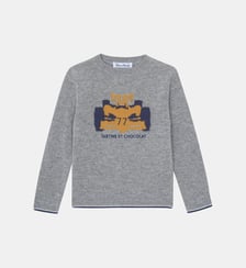 Pull -   laine broderie voiture Tartine Et Chocolat