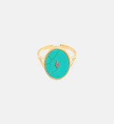 Bague plaqué or  CASSIOPÉE Nilaï