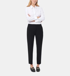 Pantalon pgautier - Motif uni - Coupe cigarette Caroll