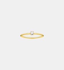 Bague pierre blanche or Thomas Sabo
