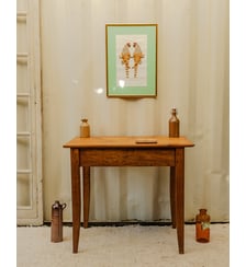 Table d'appoint en bois Francine N°1700 - Produit chiné Debongout