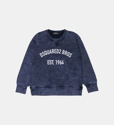 Sweat-shirt à col rond avec logo Dsquared2