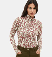 T-shirt tnara - Motif floral - Coton Caroll