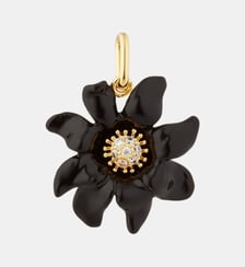 Pendentif Fleur de Lys noir, Elégance et Protection Les Néréides
