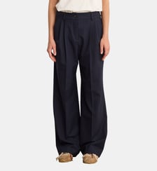 Pantalon de tailleur rayé à pinces - BAHIA Pablo