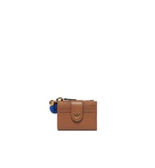 Portefeuille multifonction en cuir avec pompon Pinko