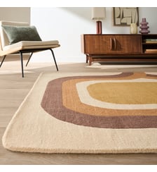 Tapis en laine, motif vintage La Redoute Interieurs