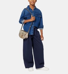 Chemise à manches longues en denim Michael Kors Kids