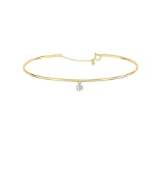 Bracelet jonc 360° - Diamant 0,10ct - Or jaune 750‰ La Brune & La Blonde