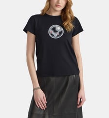 t-shirt sérigraphié par Lou Malta Agnès b.