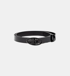 Ceinture 1.5 cm slim en cuir brillant Diesel