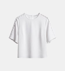 Top dentelle manches Ikks