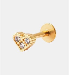 Piercing plat heart - candy Caroline Najman