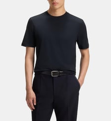 T-shirt droit en jersey de coton BOSS