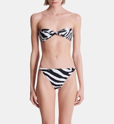Maillot de bain 2 pièces zébré Balmain