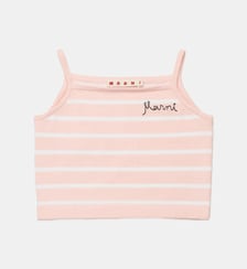 Haut côtelé avec logo Marni