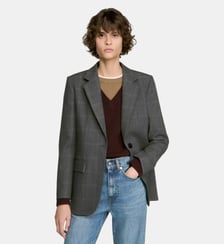 Veste de tailleur à carreaux Sandro
