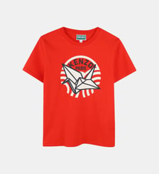 T-shirt manches courtes coton Kenzo Kids