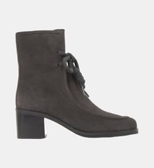 Bottines à talon bloc à lacets en cuir NARNIA Castaner