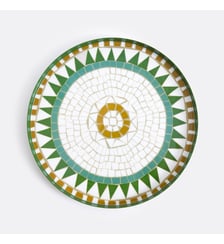 Plateau rond métal acier motif mosaïque La Redoute Interieurs
