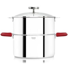Biome - Ensemble cuisson saine avec anses amovibles colorées  Ø20cm Cristel