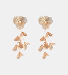 Boucles d'oreilles clips – fleurs filigranées dorées Balaboosté