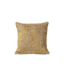 Housse De Coussin  Chenille au motif graphique Madura