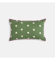 Housse de coussin rectangulaire, en coton, motif fleurs La Redoute Interieurs