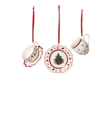 Ornements, ens. vaisselle, 3 pièces Villeroy & Boch