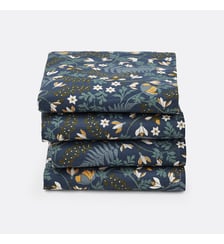 4 serviettes de table coton lavé longina imprimé La Redoute Interieurs