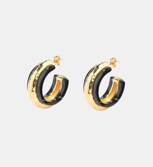Boucles d'oreilles Nazca noire Aurélie Bidermann