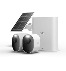 Caméra de surveillance Pack 2cam.ext. 4K Ultra3+panneau solaire Arlo